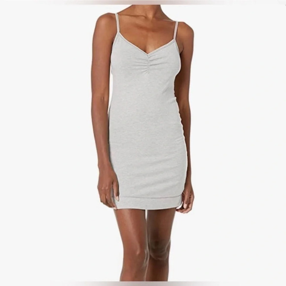 LAMade White Cami Tank Top V-Neck Mini Dress in White NWOT - Picture 2 of 10